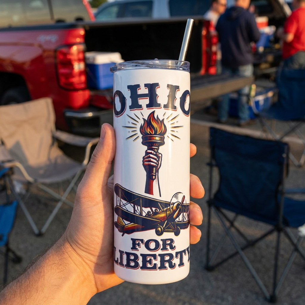 Ohio Liberty Action gear at the Founders' Circle tier